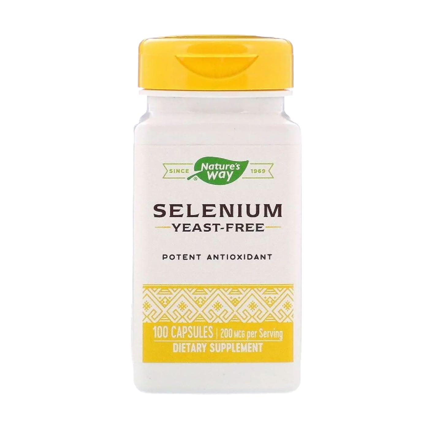 Селен Nature's Way Selenium Yeast Free 200 мкг, 100 капсул